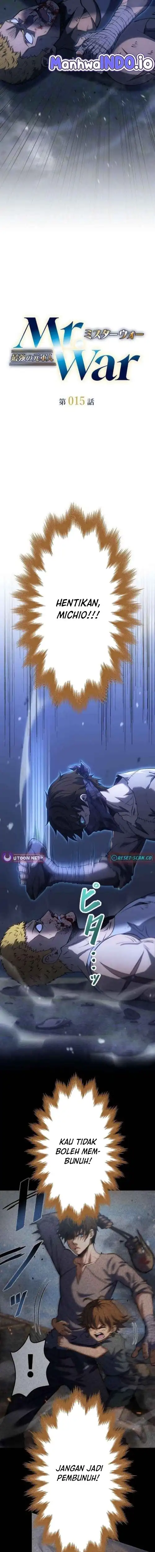 Halaman 2 dari Mr.War -Saikyou no Moto Gunjin- Chapter 15