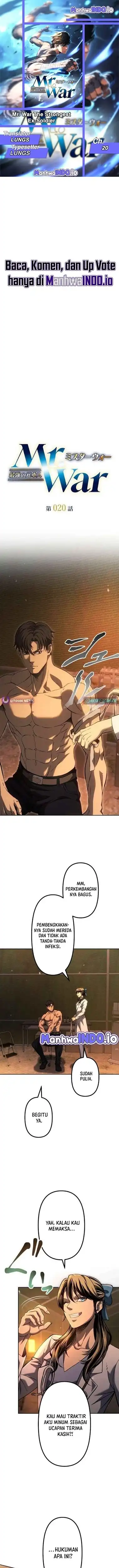 Halaman 1 dari Mr.War -Saikyou no Moto Gunjin- Chapter 20