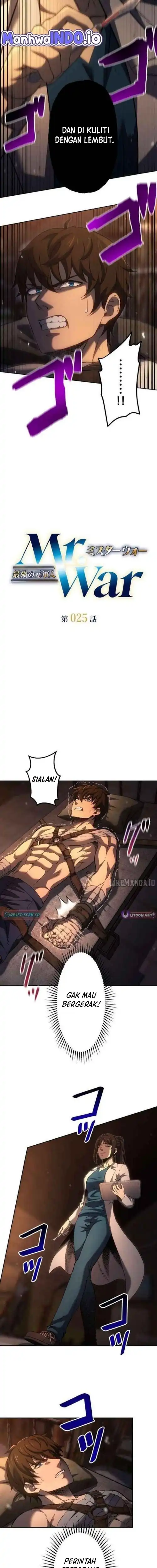 Halaman 2 dari Mr.War -Saikyou no Moto Gunjin- Chapter 25