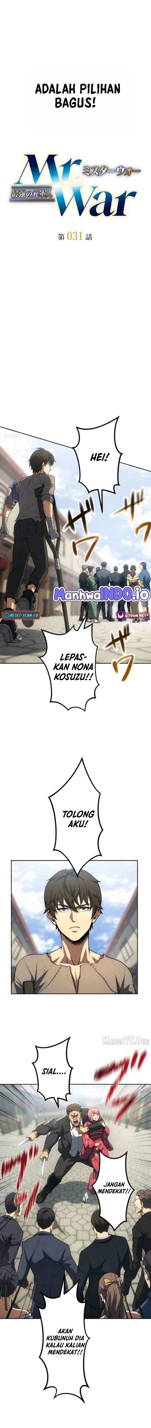 Halaman 2 dari Mr.War -Saikyou no Moto Gunjin- Chapter 31