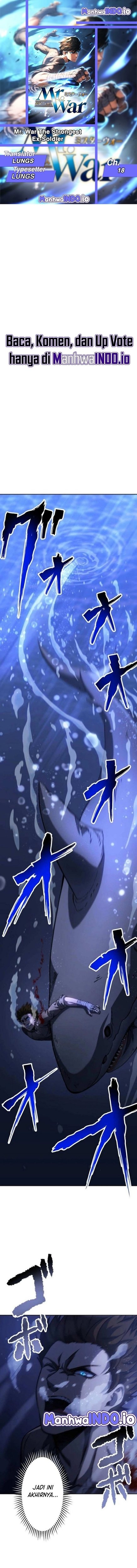Halaman 1 dari Mr.War -Saikyou no Moto Gunjin- Chapter 18