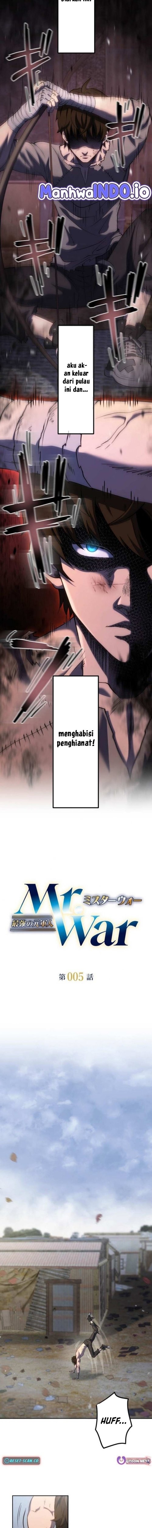 Halaman 6 dari Mr.War -Saikyou no Moto Gunjin- Chapter 5