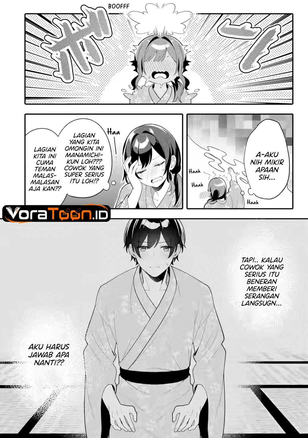 Halaman 19 dari Muboubi Kawaii Pajama Sugata no Bishoujo to Heya de Futarikiri Chapter 13