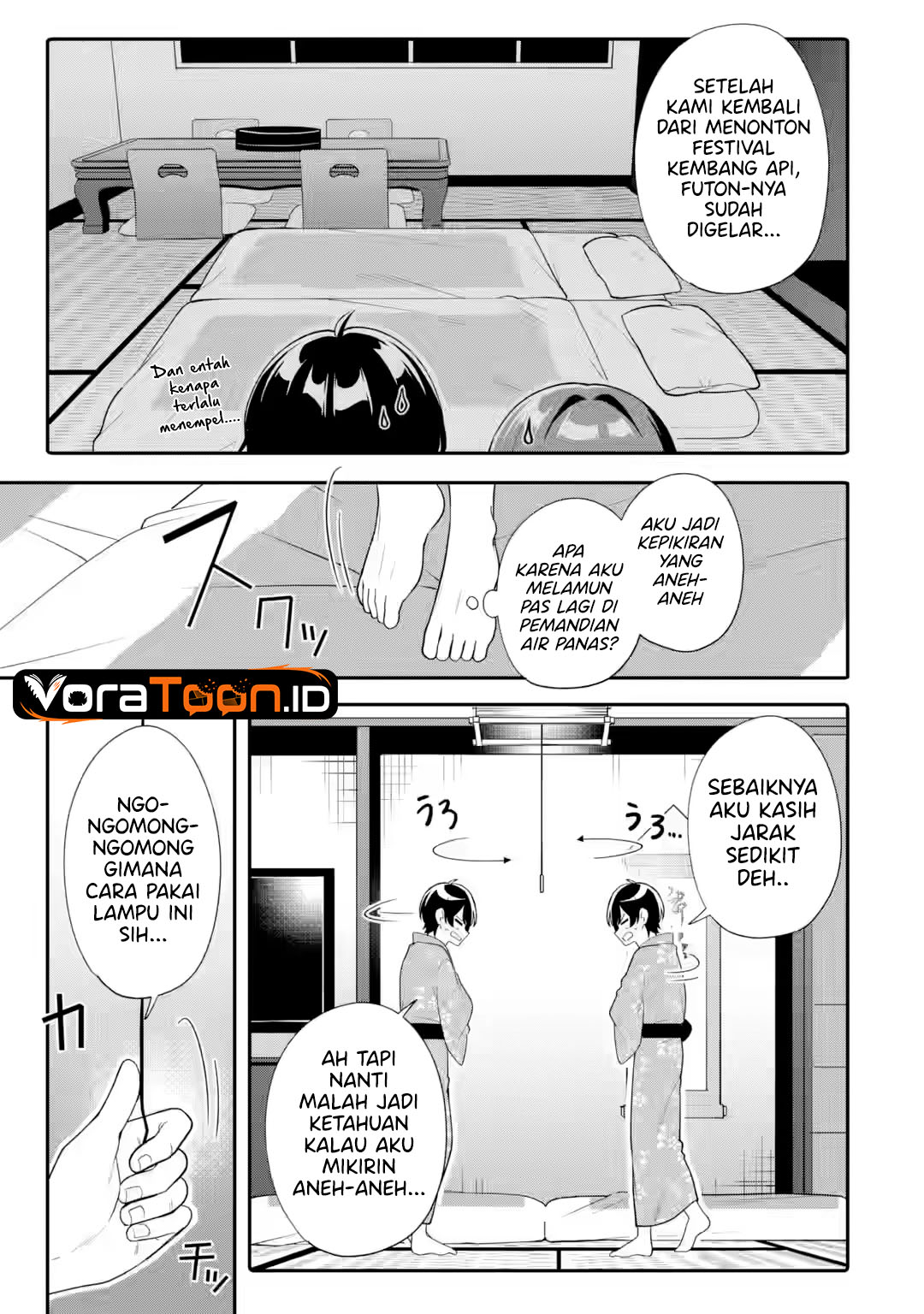 Halaman 22 dari Muboubi Kawaii Pajama Sugata no Bishoujo to Heya de Futarikiri Chapter 13