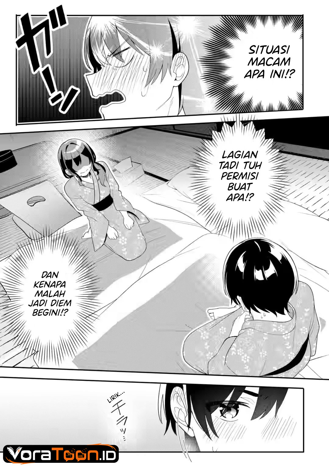 Halaman 28 dari Muboubi Kawaii Pajama Sugata no Bishoujo to Heya de Futarikiri Chapter 13