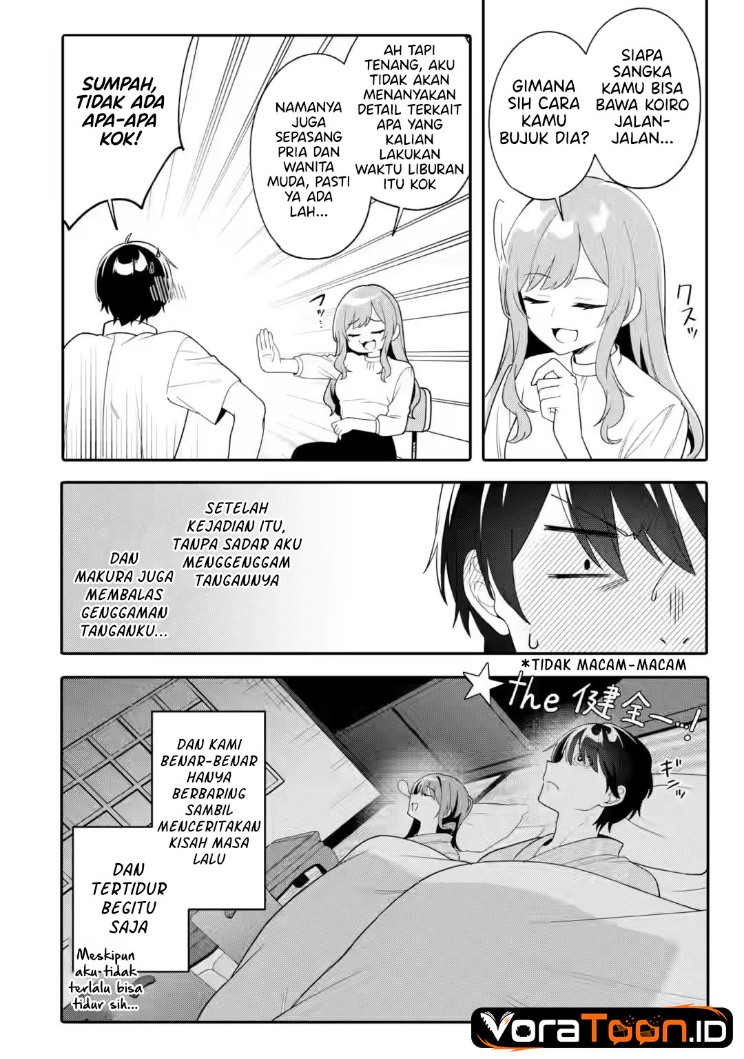 Halaman 17 dari Muboubi Kawaii Pajama Sugata no Bishoujo to Heya de Futarikiri Chapter 14