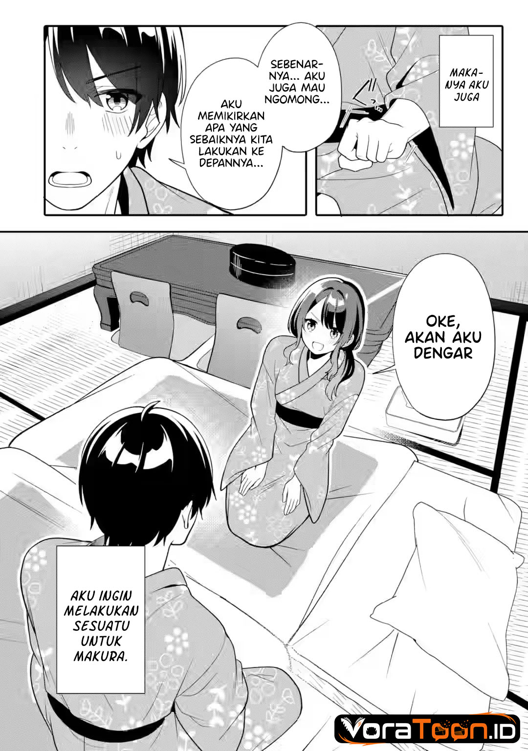 Halaman 3 dari Muboubi Kawaii Pajama Sugata no Bishoujo to Heya de Futarikiri Chapter 14