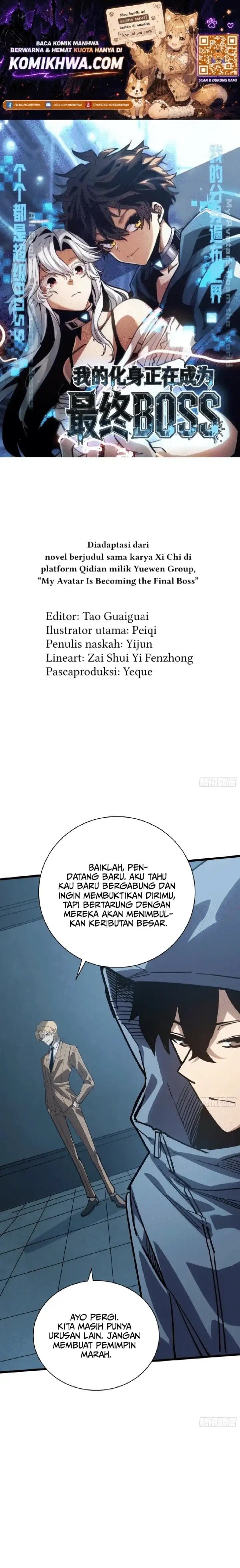 My Avatar Is Becoming the Final Boss Chapter 18 – halaman 1
