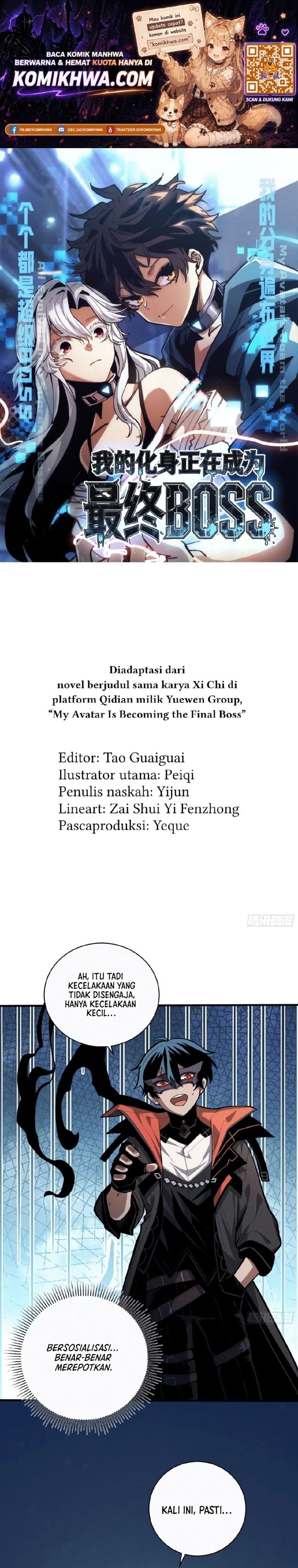 My Avatar Is Becoming the Final Boss Chapter 5 – halaman 1