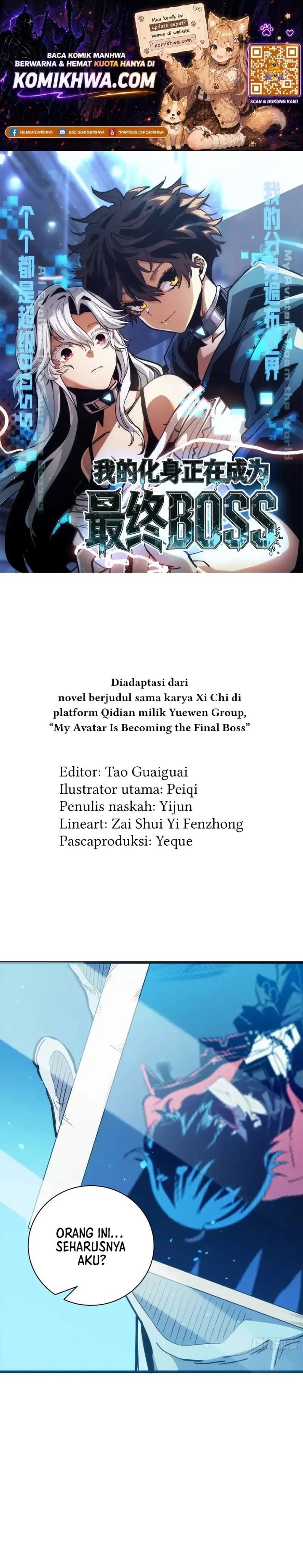 My Avatar Is Becoming the Final Boss Chapter 7 – halaman 1