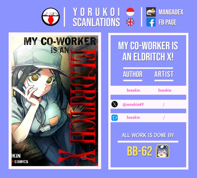 Halaman 16 dari My Co-worker Is an Eldritch X! Chapter 10