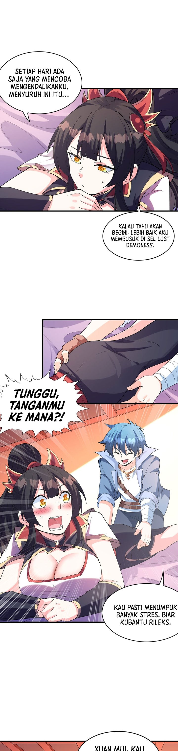 My Harem Is Entirely Female Demon Villains chapter 151 halaman 8