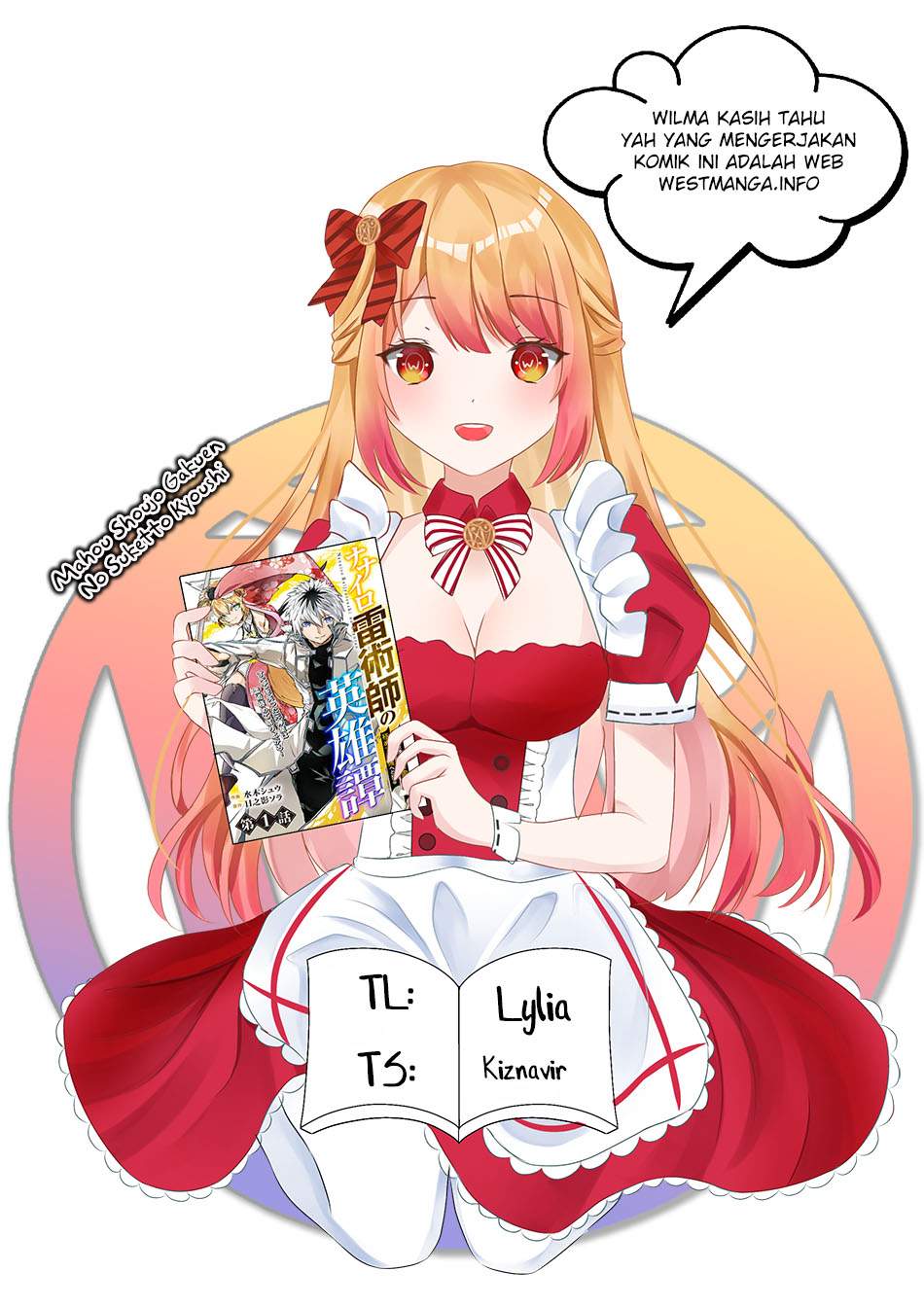 Halaman 1 dari Nanairo Raijyutsushi no Eiyutan Chapter 1