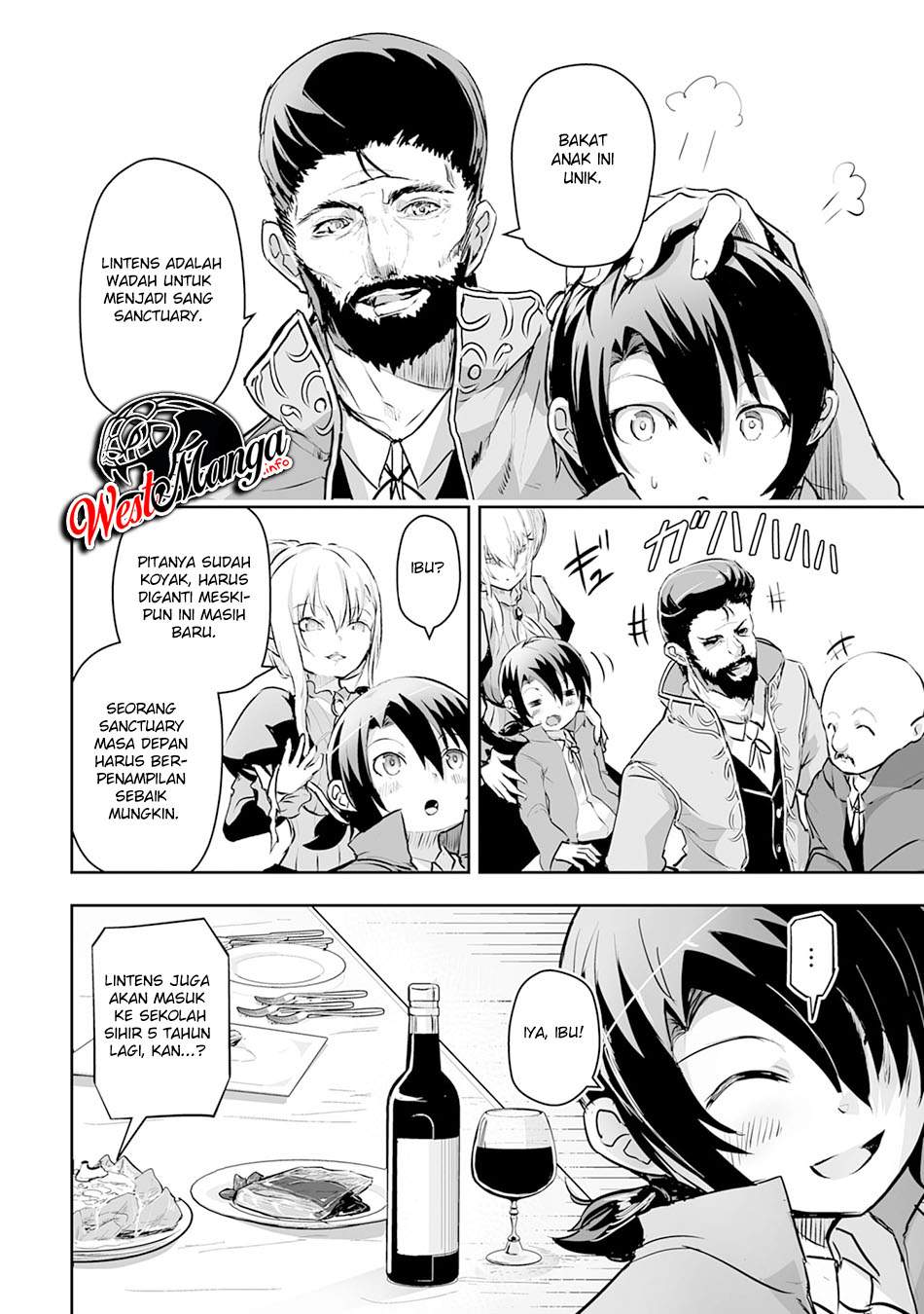 Halaman 13 dari Nanairo Raijyutsushi no Eiyutan Chapter 1