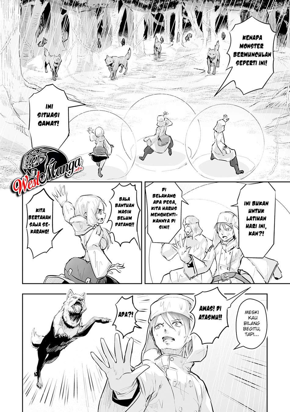 Halaman 17 dari Nanairo Raijyutsushi no Eiyutan Chapter 1