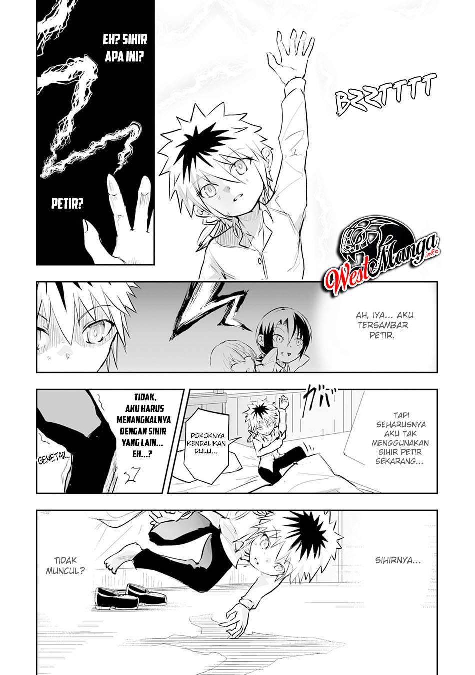 Halaman 26 dari Nanairo Raijyutsushi no Eiyutan Chapter 1