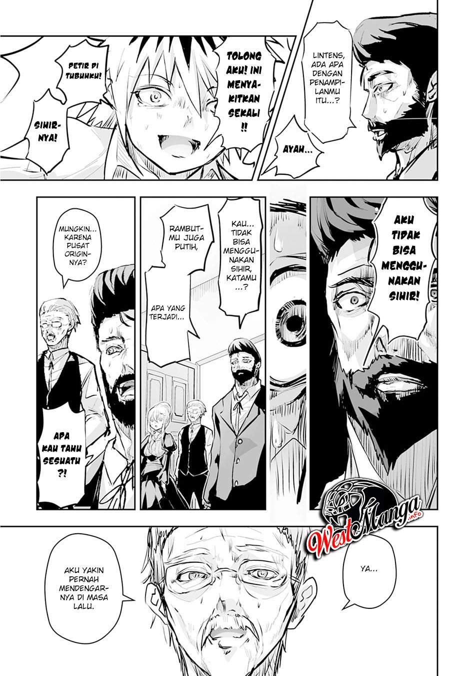 Halaman 28 dari Nanairo Raijyutsushi no Eiyutan Chapter 1