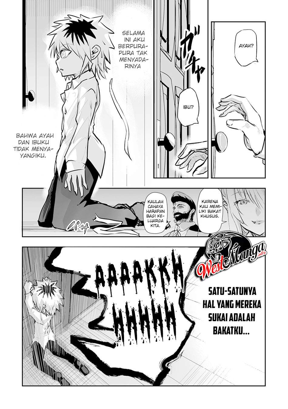 Halaman 32 dari Nanairo Raijyutsushi no Eiyutan Chapter 1