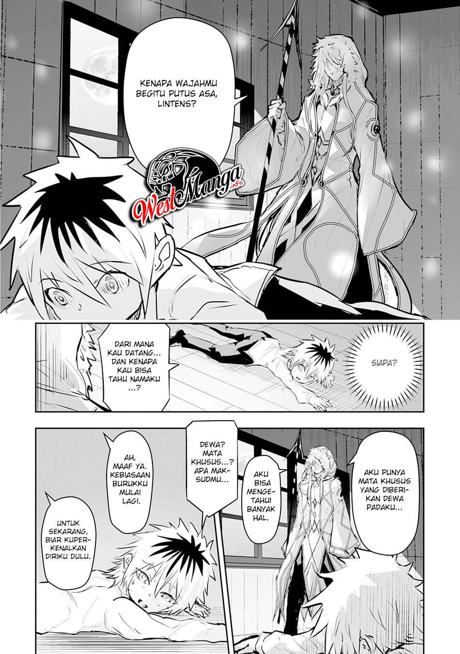 Halaman 34 dari Nanairo Raijyutsushi no Eiyutan Chapter 1