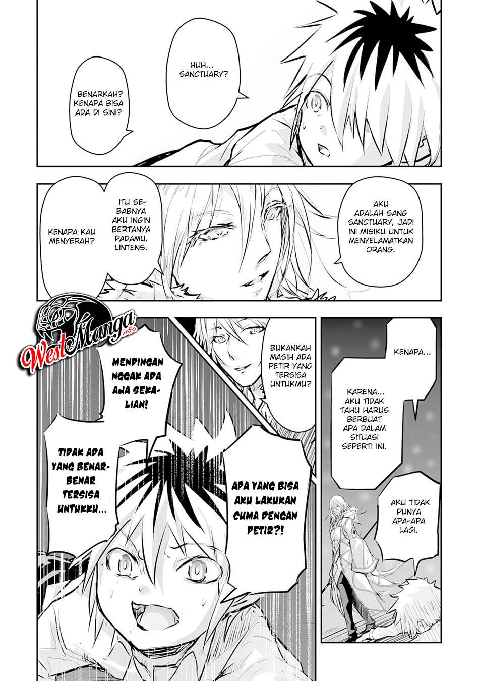 Halaman 36 dari Nanairo Raijyutsushi no Eiyutan Chapter 1