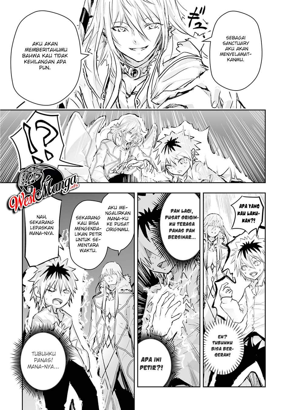 Halaman 38 dari Nanairo Raijyutsushi no Eiyutan Chapter 1