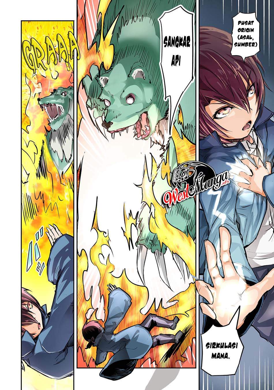 Halaman 5 dari Nanairo Raijyutsushi no Eiyutan Chapter 1
