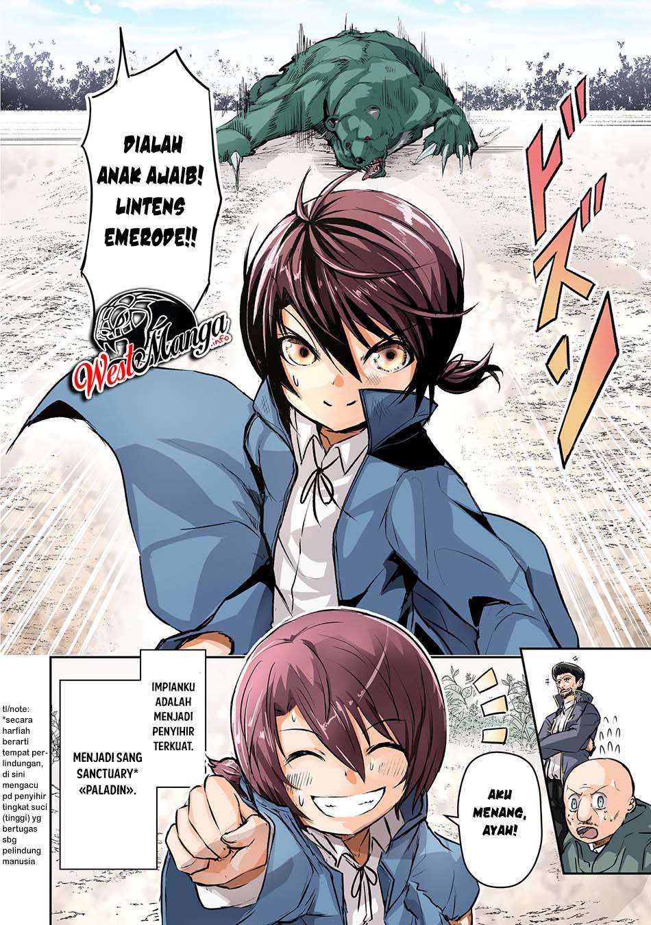 Halaman 7 dari Nanairo Raijyutsushi no Eiyutan Chapter 1