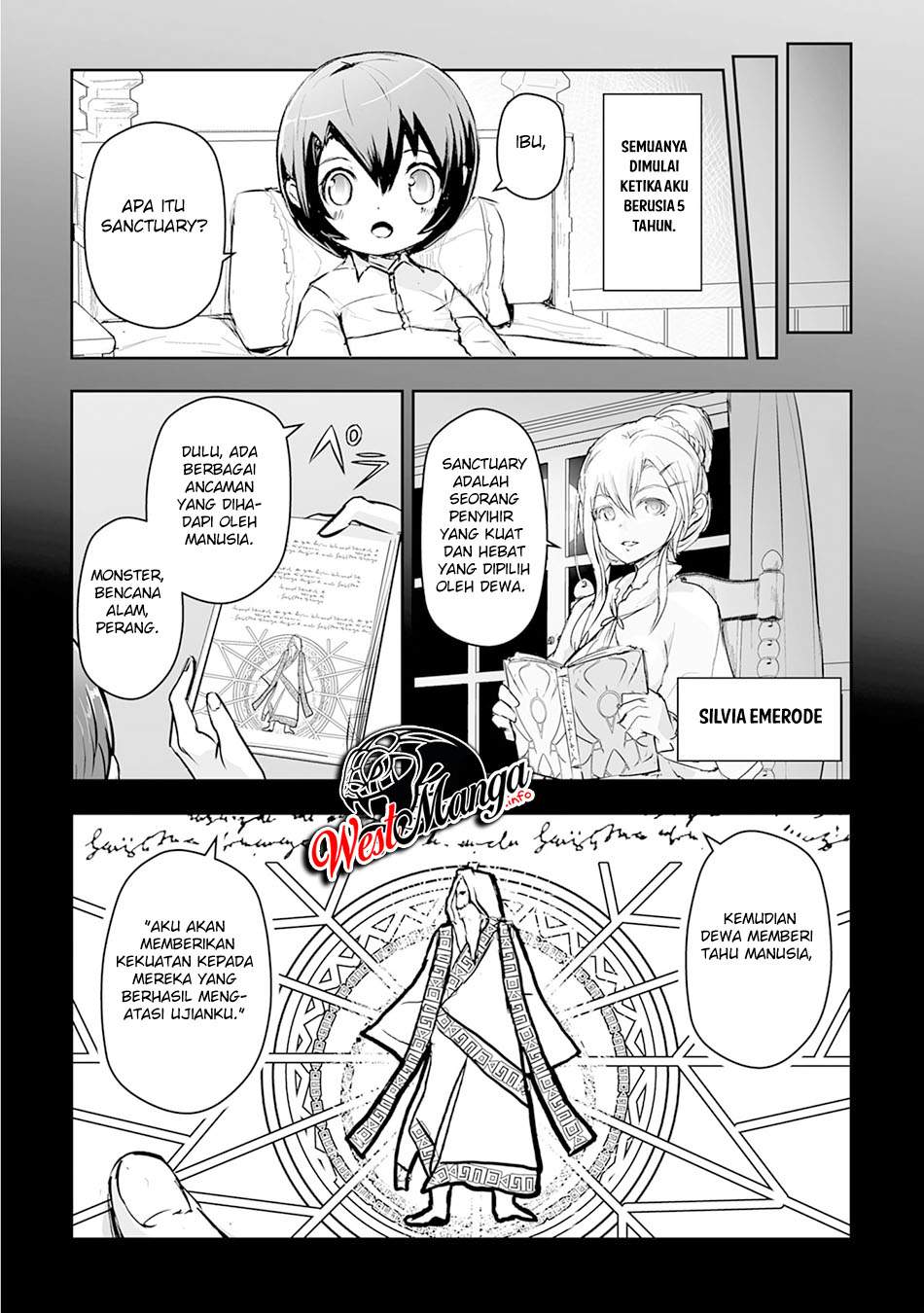 Halaman 9 dari Nanairo Raijyutsushi no Eiyutan Chapter 1