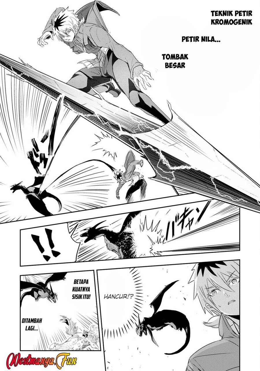 Halaman 13 dari Nanairo Raijyutsushi no Eiyutan Chapter 14