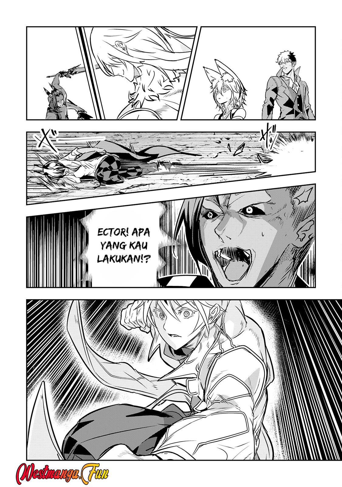 Halaman 28 dari Nanairo Raijyutsushi no Eiyutan Chapter 19