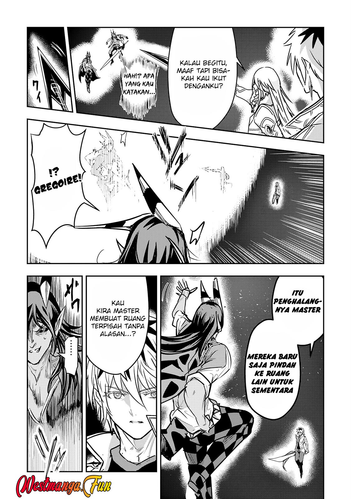Halaman 19 dari Nanairo Raijyutsushi no Eiyutan Chapter 20