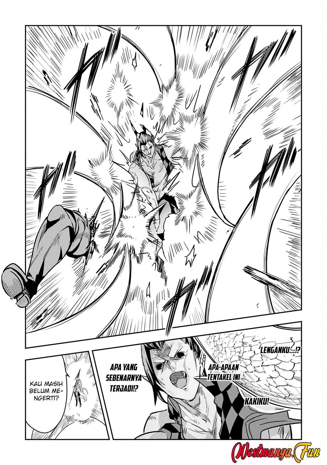 Halaman 25 dari Nanairo Raijyutsushi no Eiyutan Chapter 20