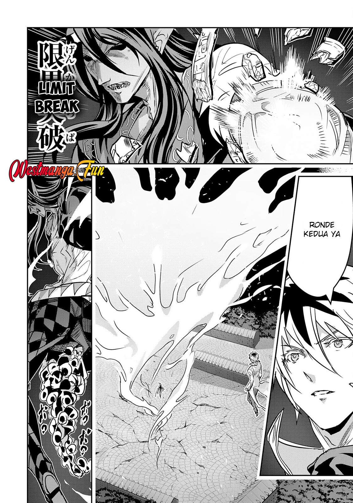 Halaman 32 dari Nanairo Raijyutsushi no Eiyutan Chapter 20