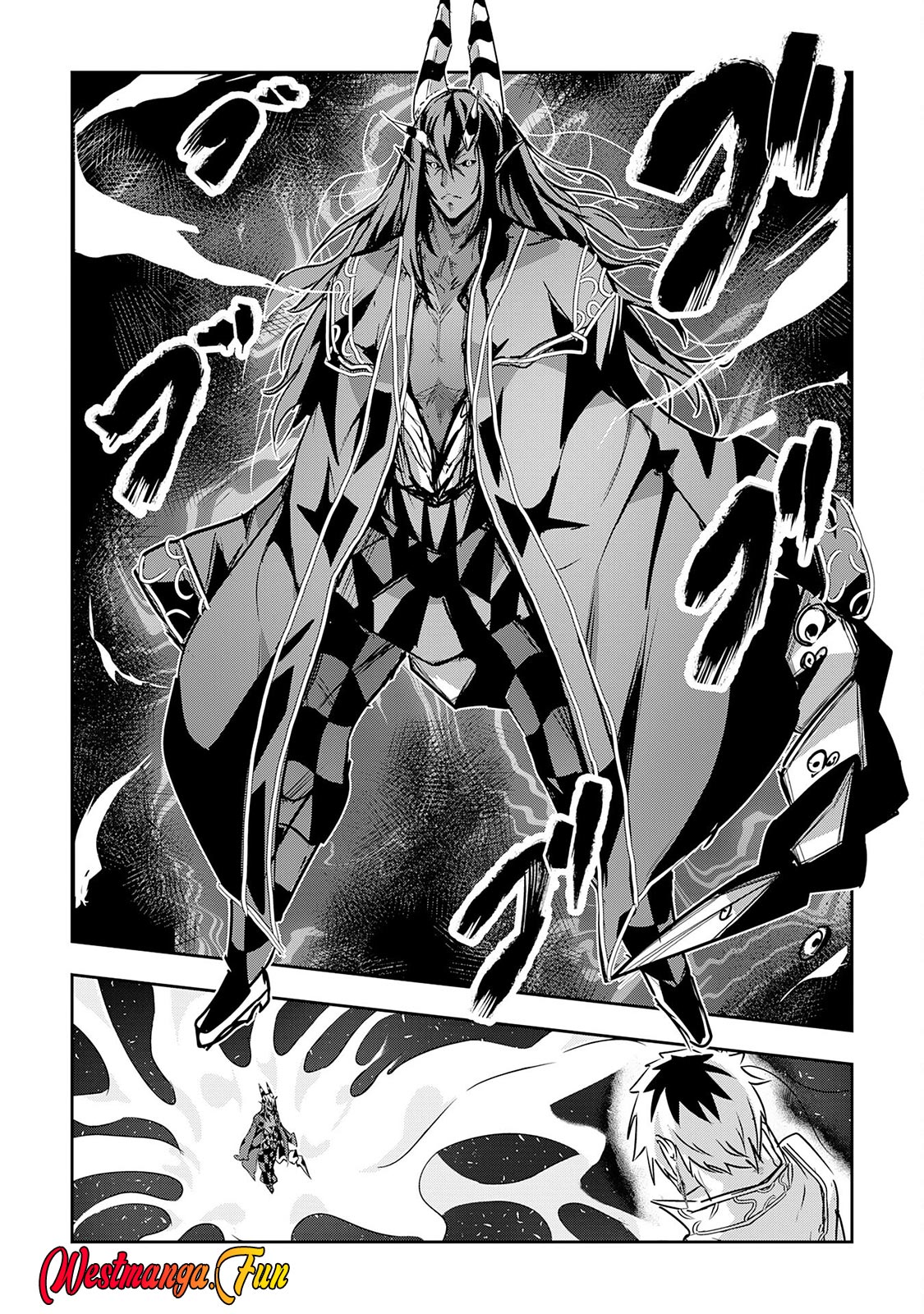 Halaman 33 dari Nanairo Raijyutsushi no Eiyutan Chapter 20