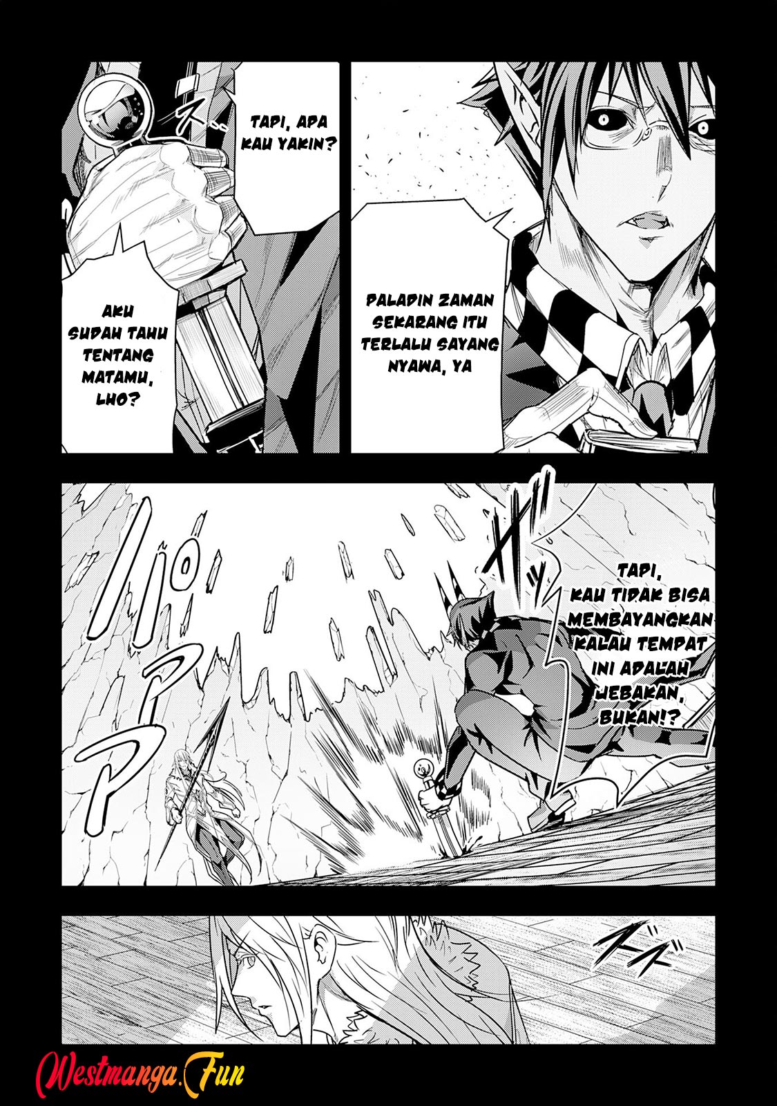 Halaman 16 dari Nanairo Raijyutsushi no Eiyutan Chapter 21