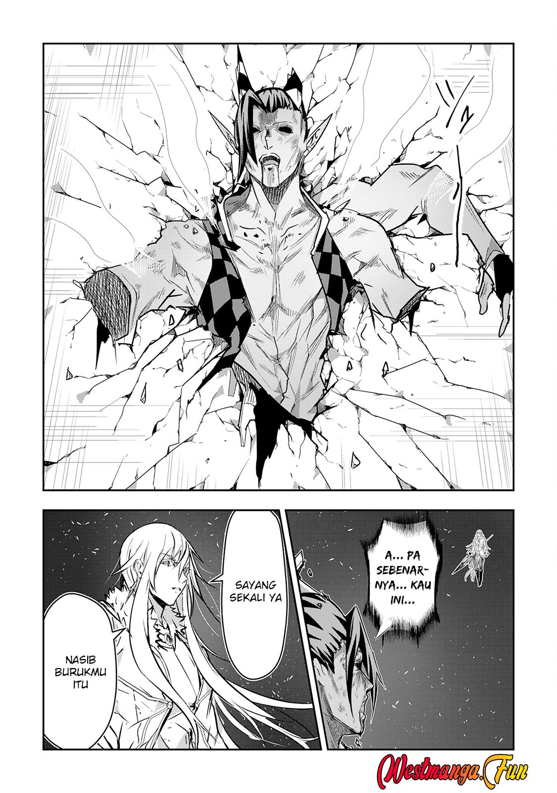 Halaman 28 dari Nanairo Raijyutsushi no Eiyutan Chapter 21