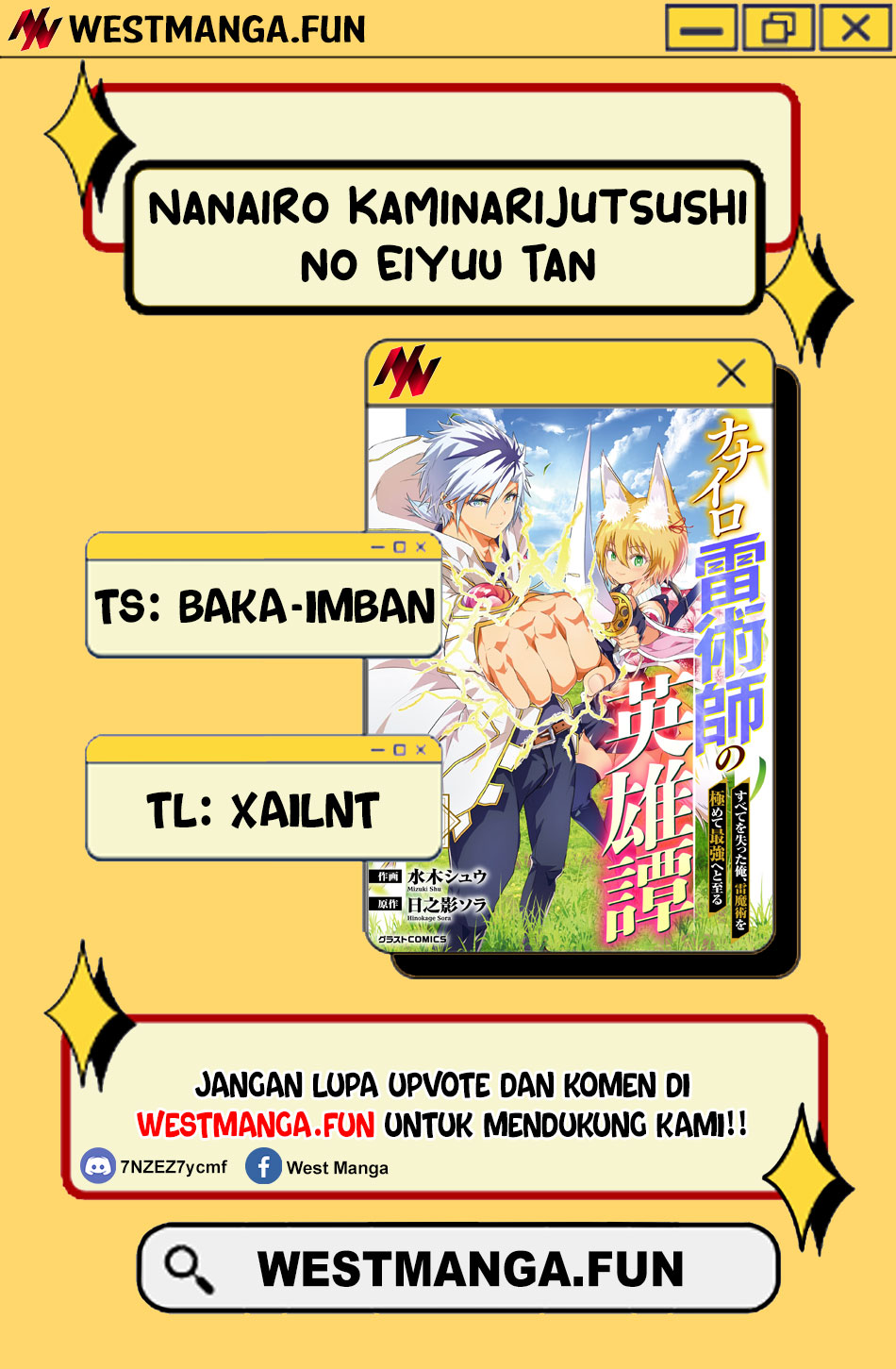 Halaman 4 dari Nanairo Raijyutsushi no Eiyutan Chapter 21