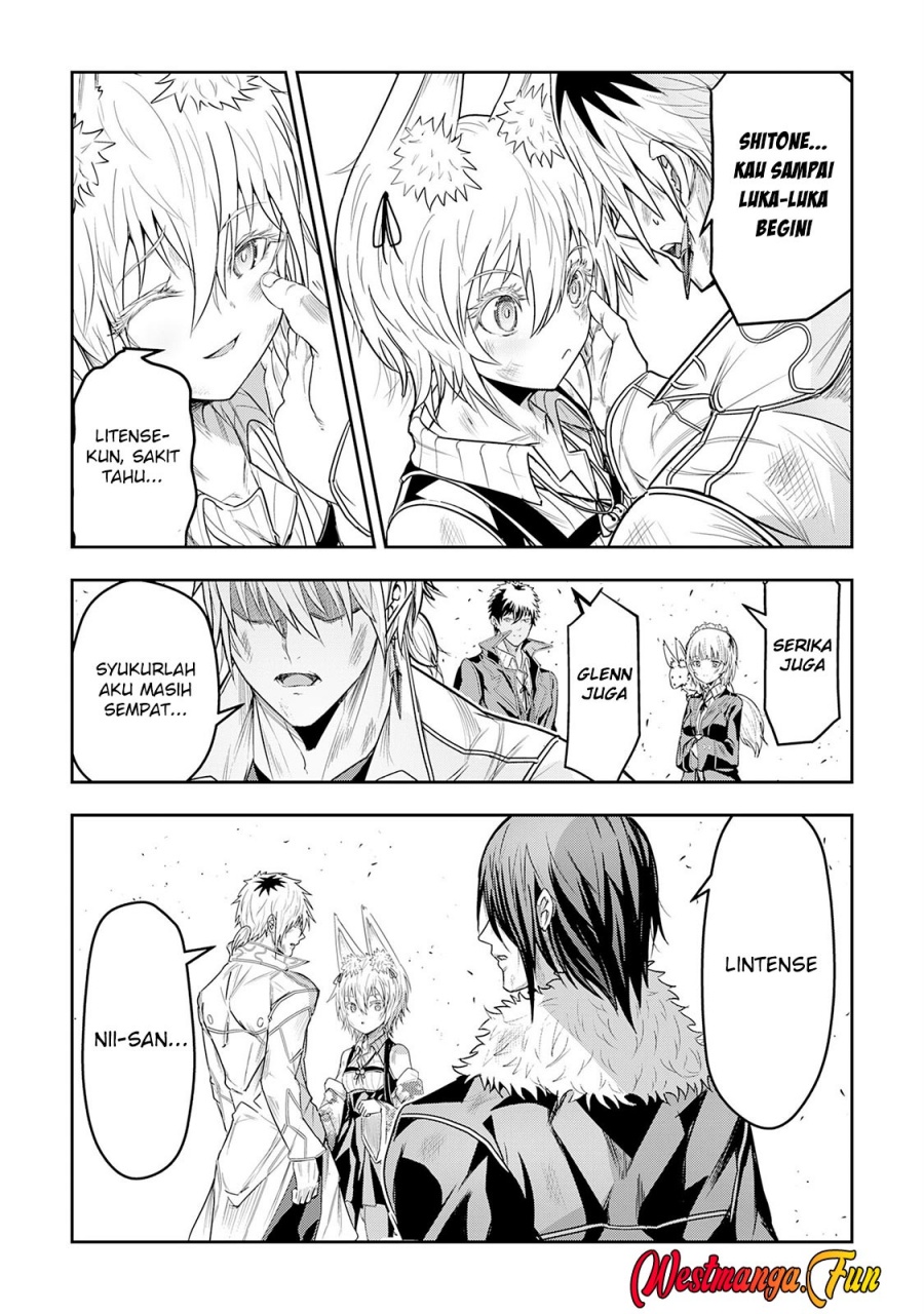 Halaman 32 dari Nanairo Raijyutsushi no Eiyutan Chapter 22