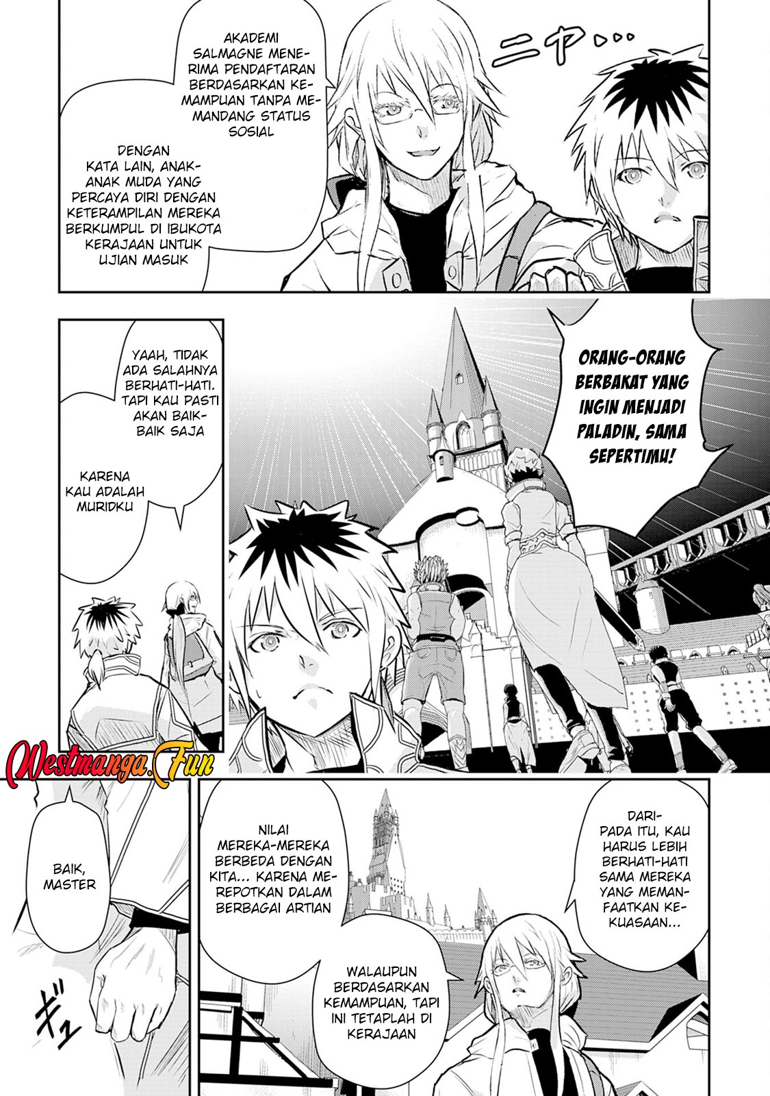 Halaman 13 dari Nanairo Raijyutsushi no Eiyutan Chapter 3