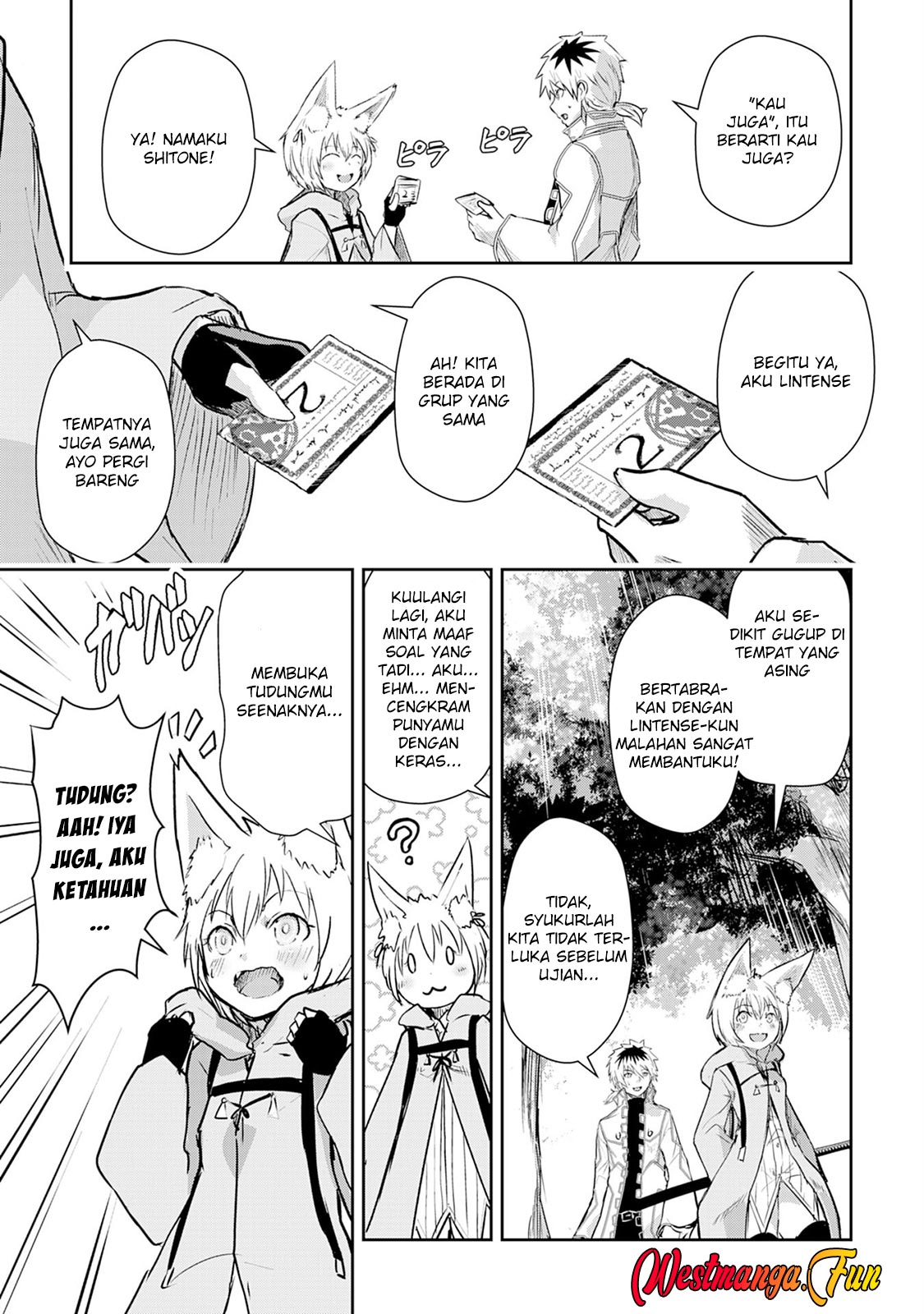 Halaman 22 dari Nanairo Raijyutsushi no Eiyutan Chapter 3