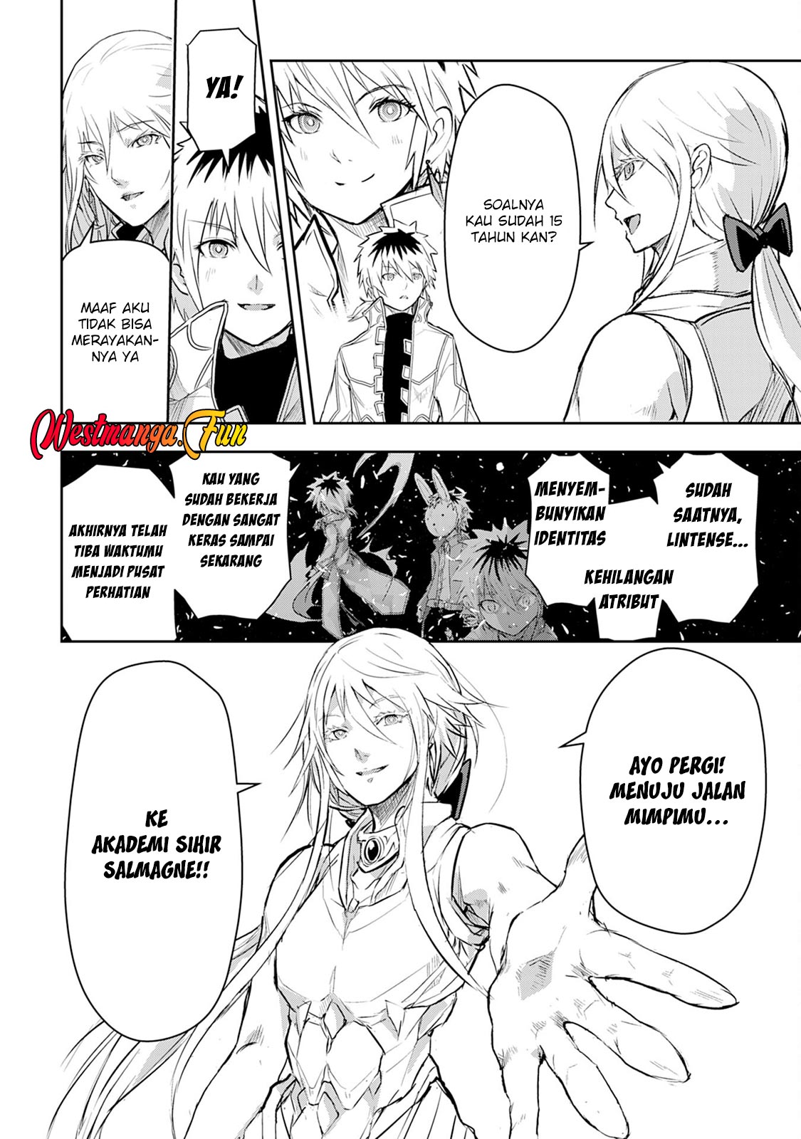 Halaman 8 dari Nanairo Raijyutsushi no Eiyutan Chapter 3
