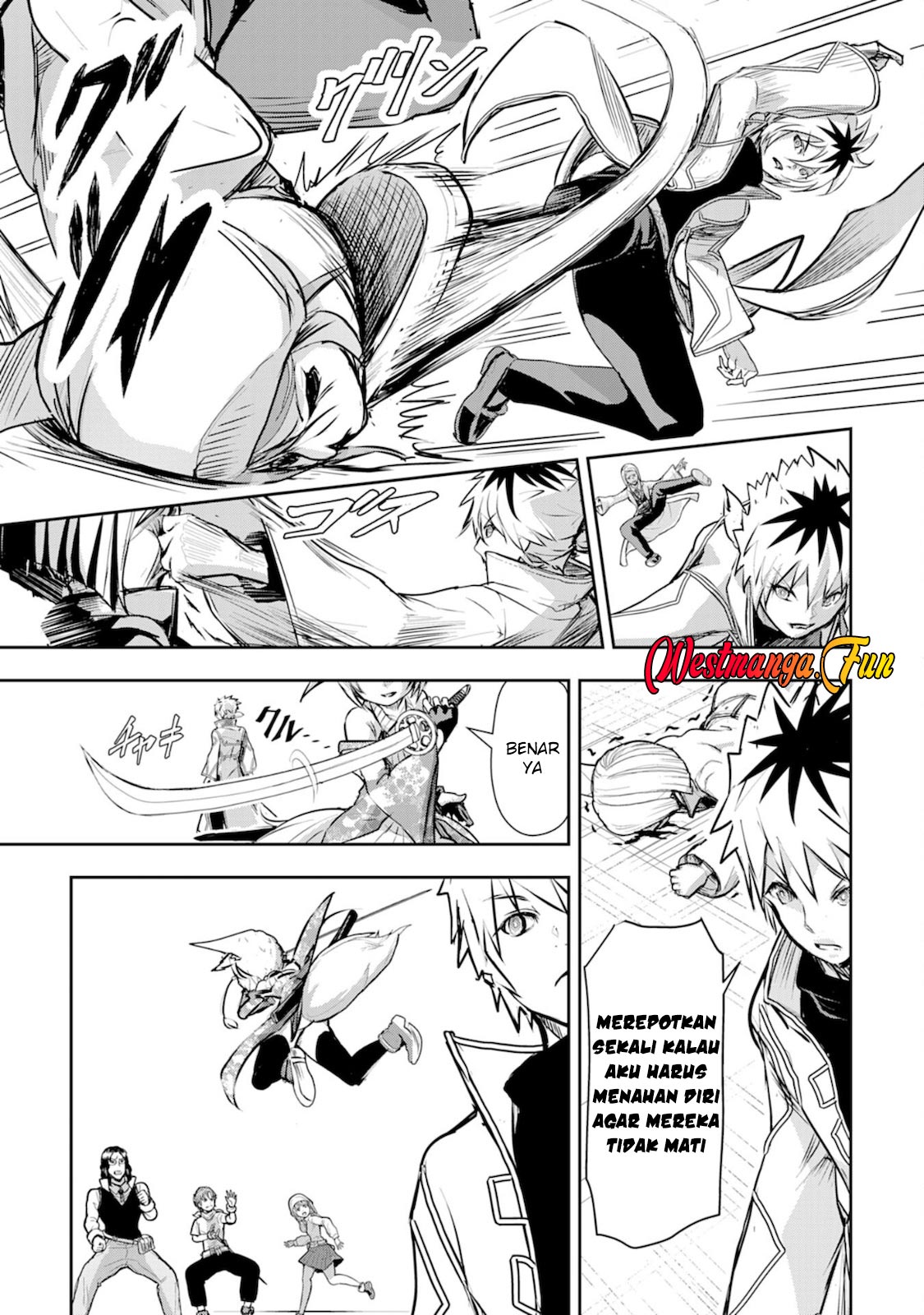 Halaman 11 dari Nanairo Raijyutsushi no Eiyutan Chapter 4