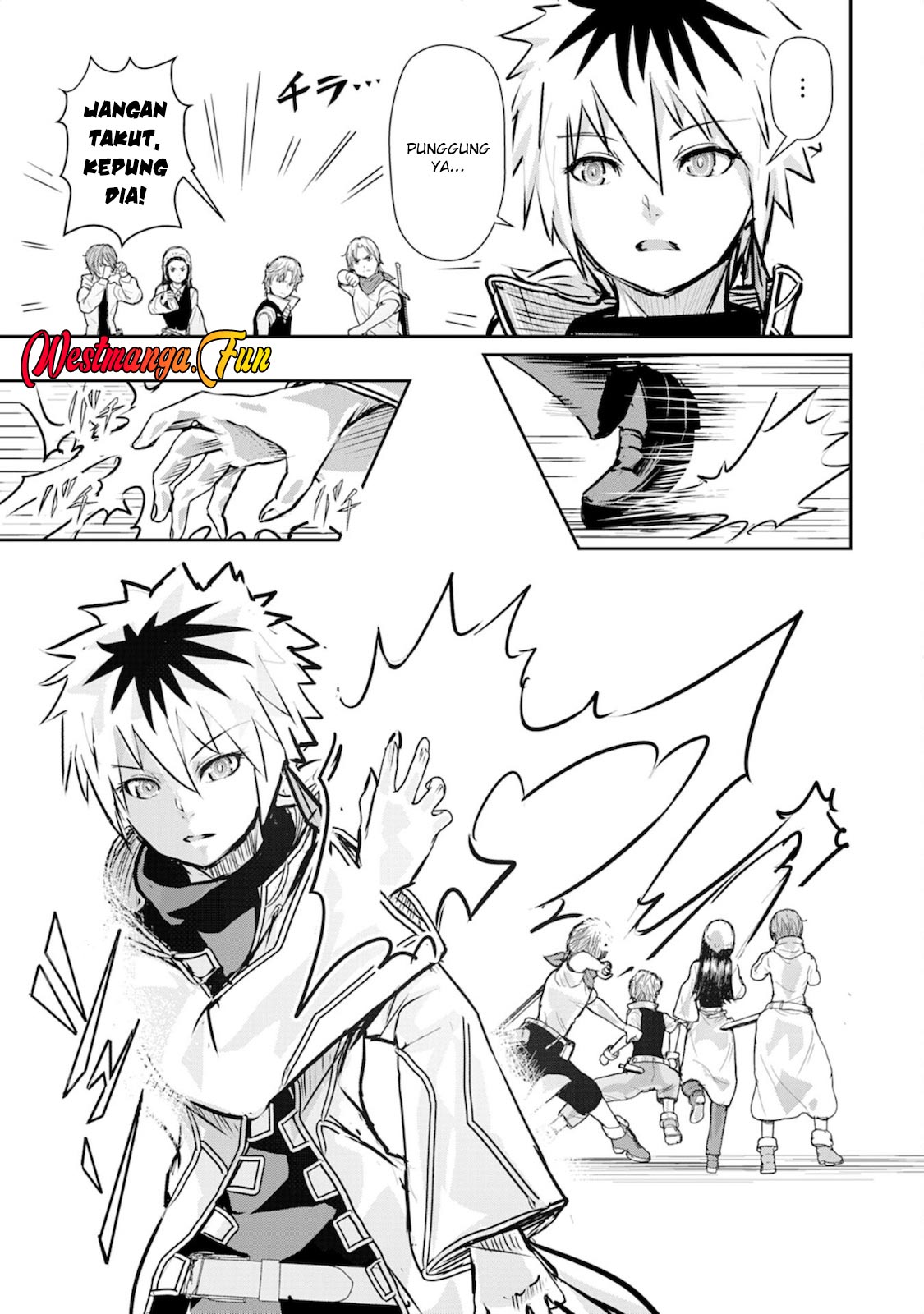 Halaman 15 dari Nanairo Raijyutsushi no Eiyutan Chapter 4