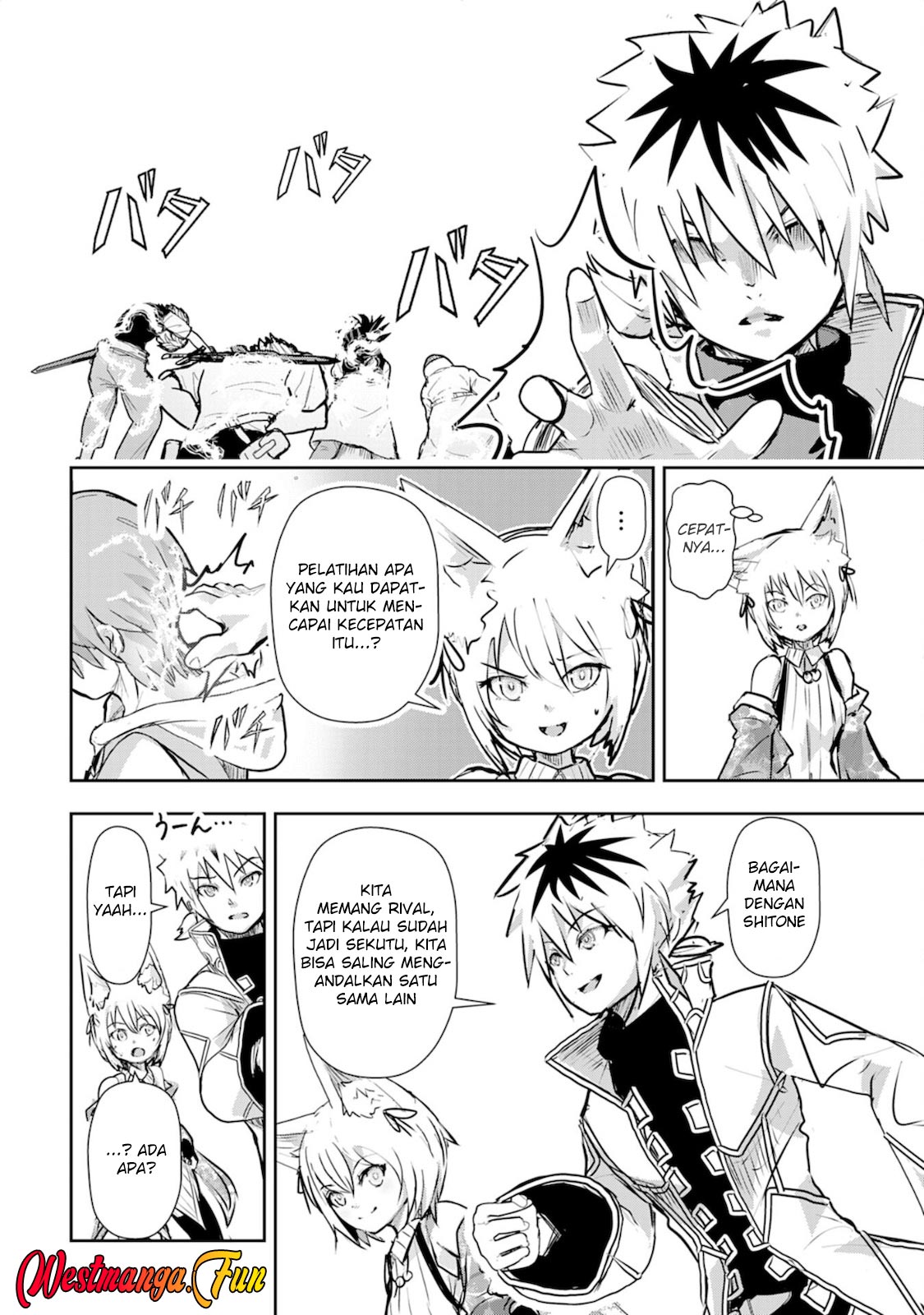 Halaman 16 dari Nanairo Raijyutsushi no Eiyutan Chapter 4