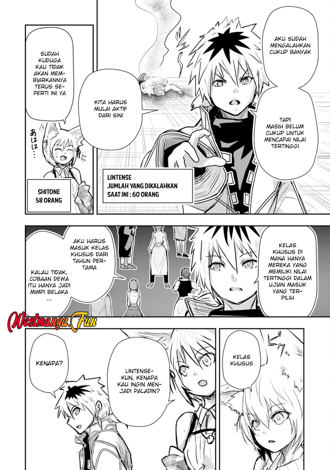 Halaman 19 dari Nanairo Raijyutsushi no Eiyutan Chapter 4