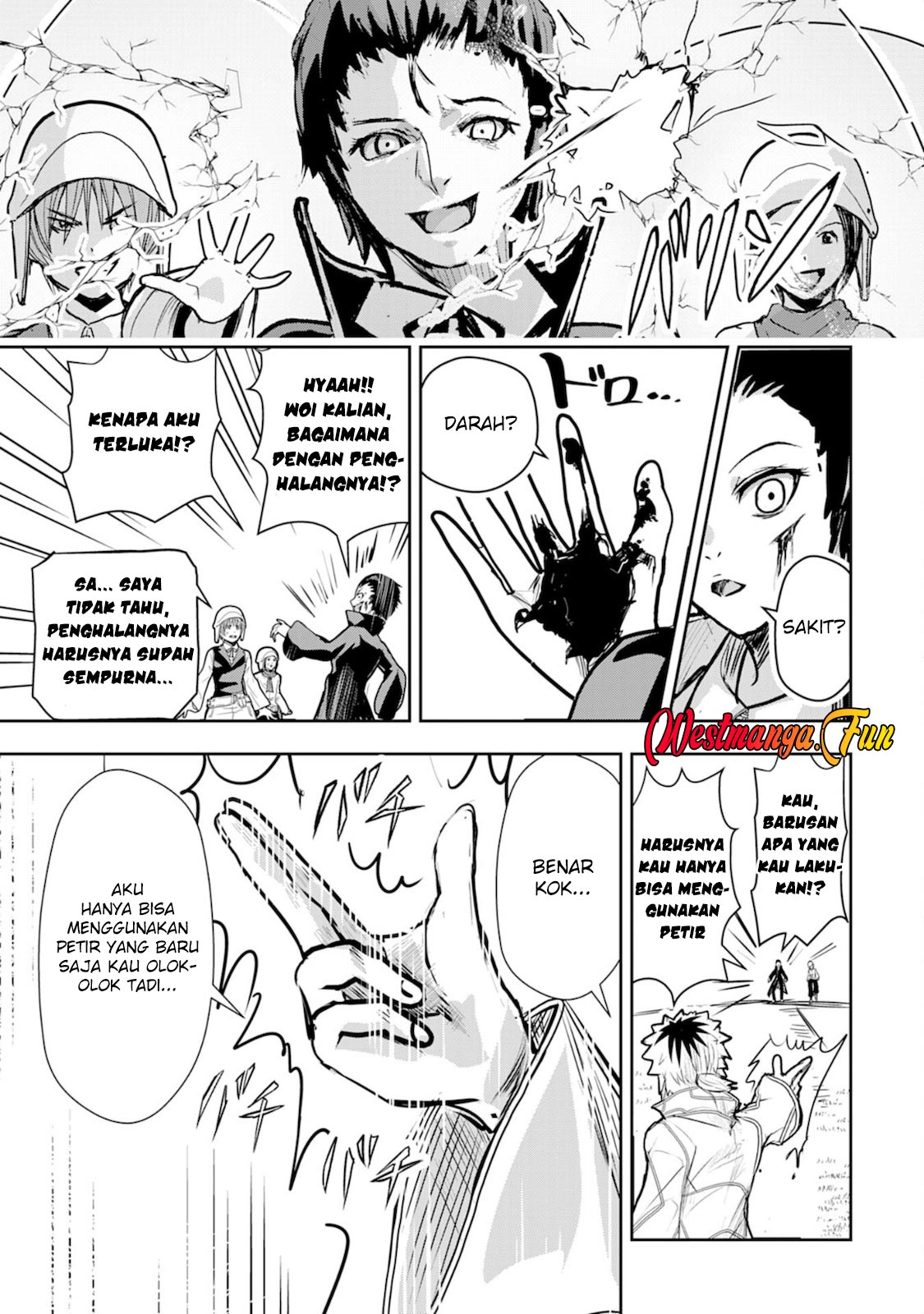 Halaman 26 dari Nanairo Raijyutsushi no Eiyutan Chapter 4