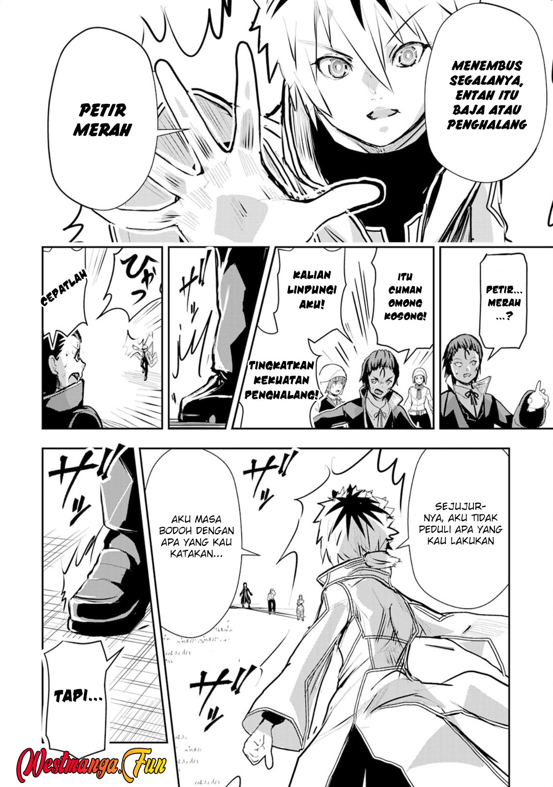 Halaman 27 dari Nanairo Raijyutsushi no Eiyutan Chapter 4