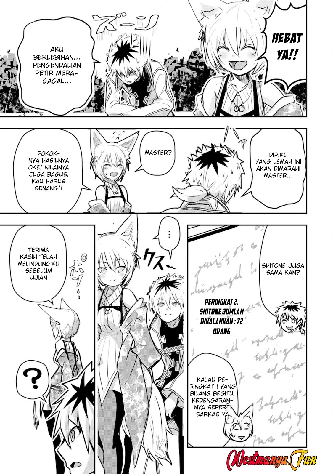 Halaman 33 dari Nanairo Raijyutsushi no Eiyutan Chapter 4