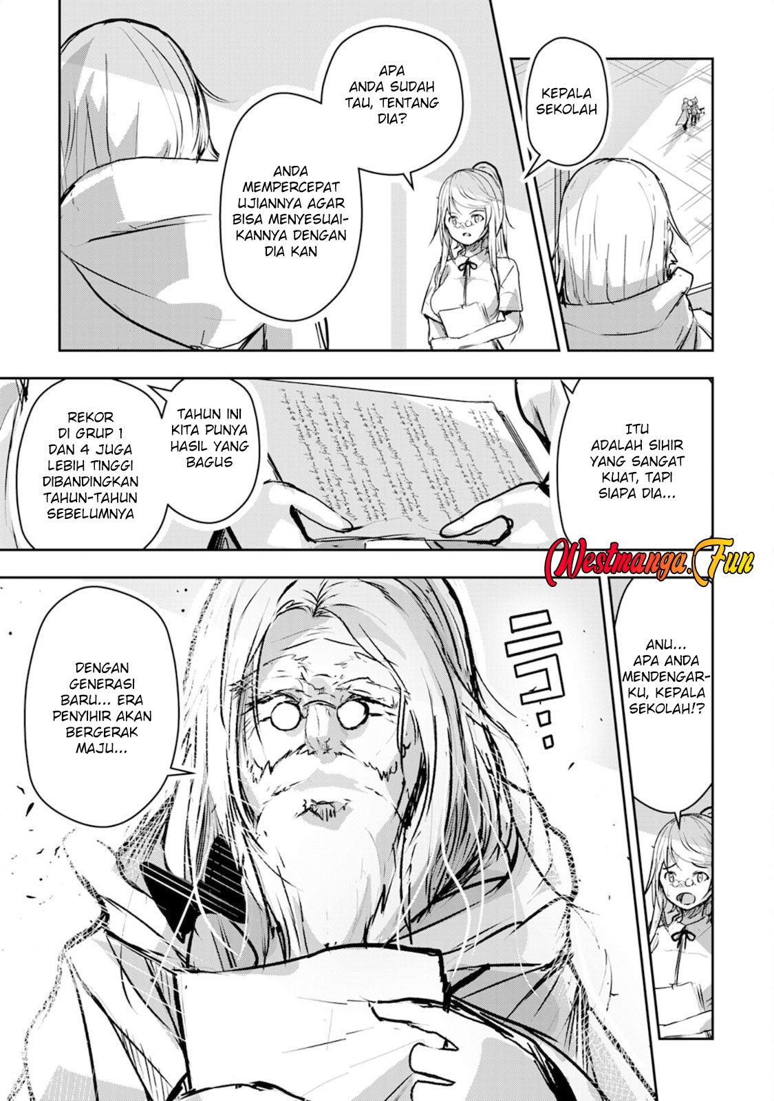 Halaman 35 dari Nanairo Raijyutsushi no Eiyutan Chapter 4