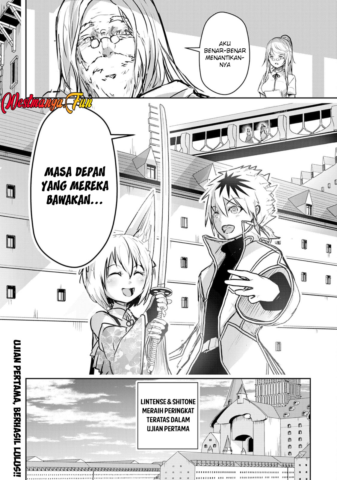 Halaman 36 dari Nanairo Raijyutsushi no Eiyutan Chapter 4